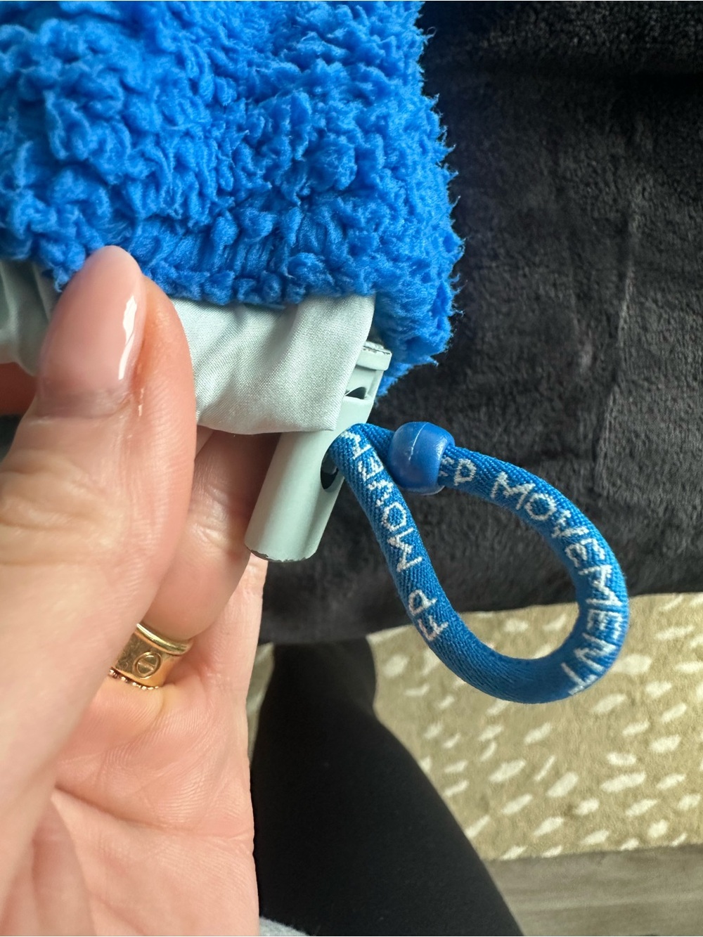FP Movement by Free People Bright Blue Half-Zip Pullover - Picture 6 of 7